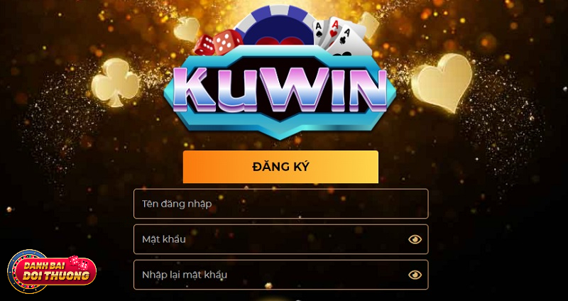 Biểu mẫu đăng ký tài khoản cá cược tại cổng game bài Kuwin Vin