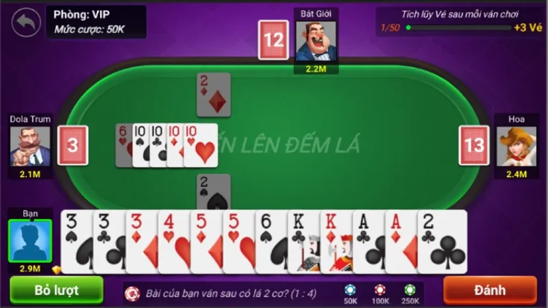 Kinh nghiệm thực chiến và lỗi thường gặp đánh bài Tiến Lên Đếm Lá